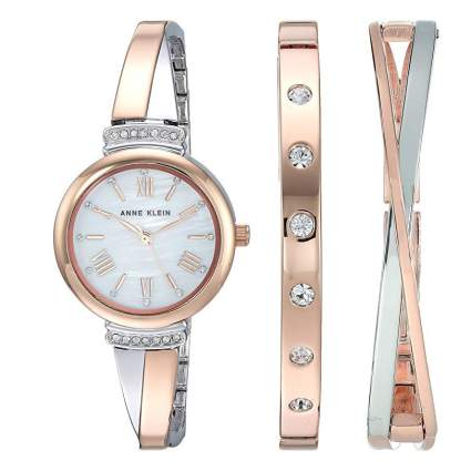 anne klein watch bangle set