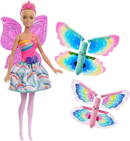 Barbie Dreamtopia Rainbow Cove Flying Wings Fairy Doll