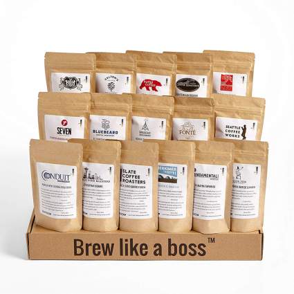 many bags of coffee set