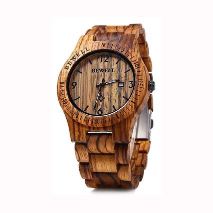 Wooden watch for men