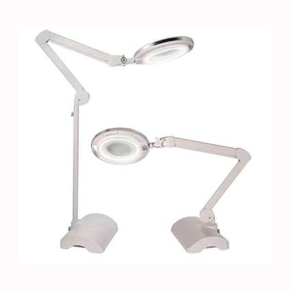 magnifying LED reading lamp