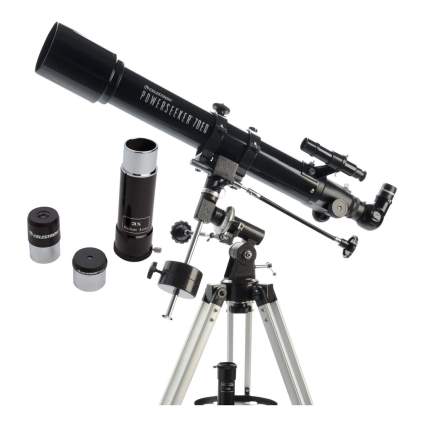 black telescope