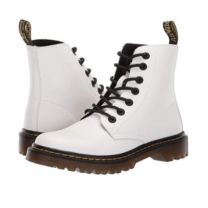 white dr. martens luna boots