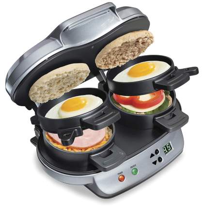 dual breakfast sandwich maker