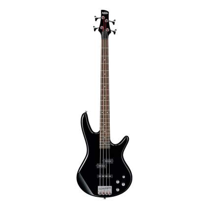 Black bass guitar