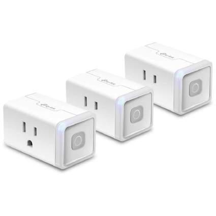 Three rectangular smart plugs