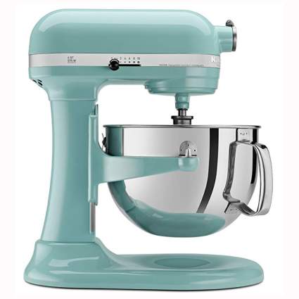 aqua kitchenaid lift stand mixer