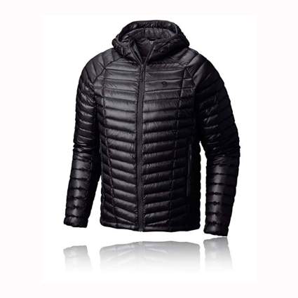 men's black packable down jacket