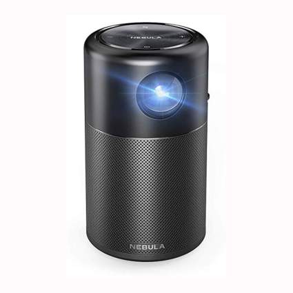 black mini wifi enabled projector