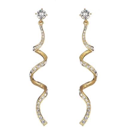oscar de la renta serpentine earrings