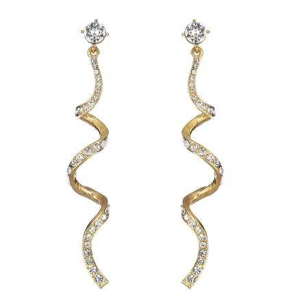 oscar de la renta serpentine earrings