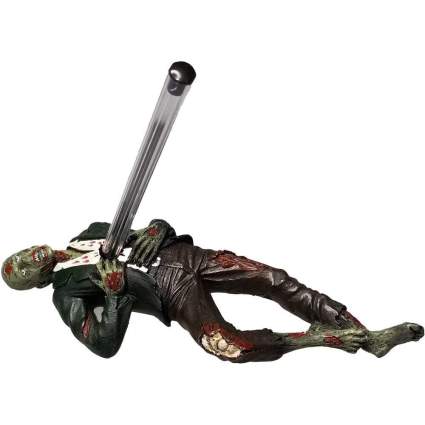 Zombie pen holder