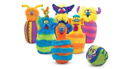 monster plush bowling game