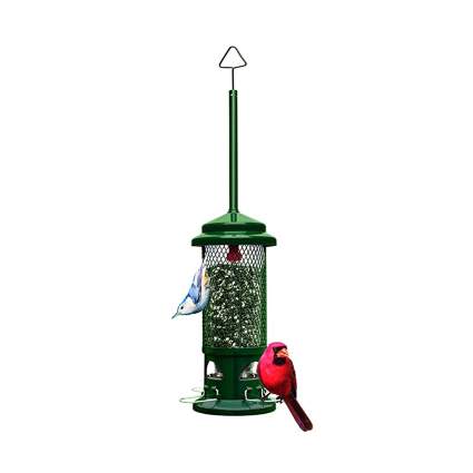 squirrel proof outdoor bird feeder