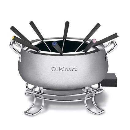 stainless steel fondue set