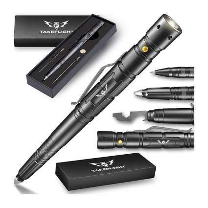 black tactical pen gadget