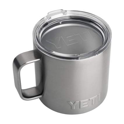 Stainless steel YETI mug