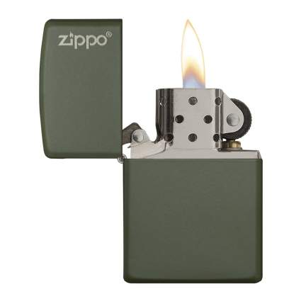 Green zippo lightere